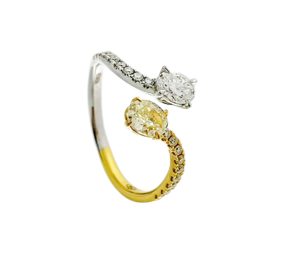 Anello Babila Milano Donna in Oro bianco Diamante 0.31 Ct 292715FBG - 292715FBG